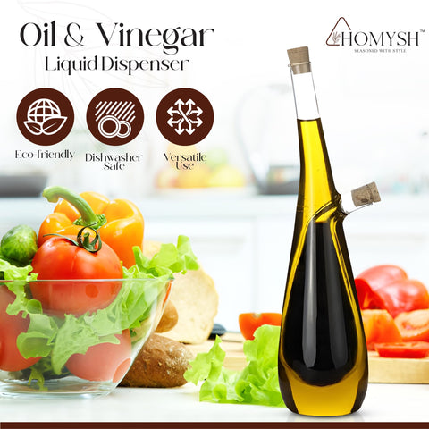 Homysh non drip pouring system reduces spills while cooking.