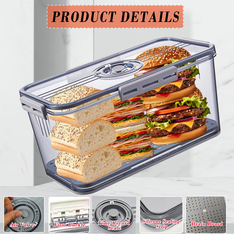 Honbuty bread box BPA free materials ensure safe storage