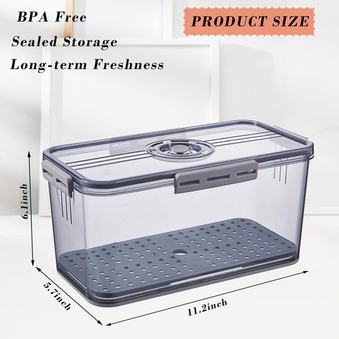 Honbuty bread box translucent shell allows quick content check