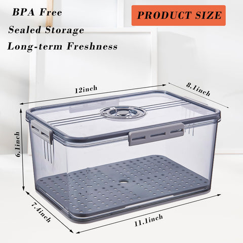 Honbuty bread box transparent shell shows contents without opening