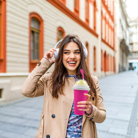 Honbuty Slushie Cup kid-friendly design makes family fun easy.