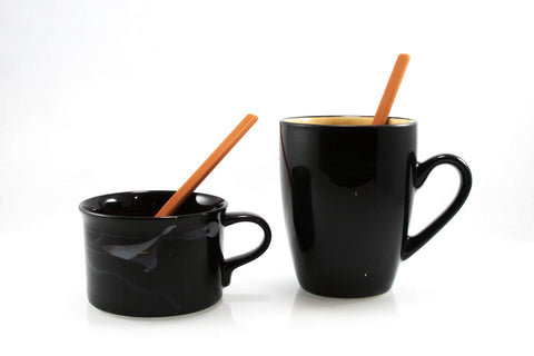 Honey Bear Kitchen soft-touch stirring spoon for quiet coffee and tea.