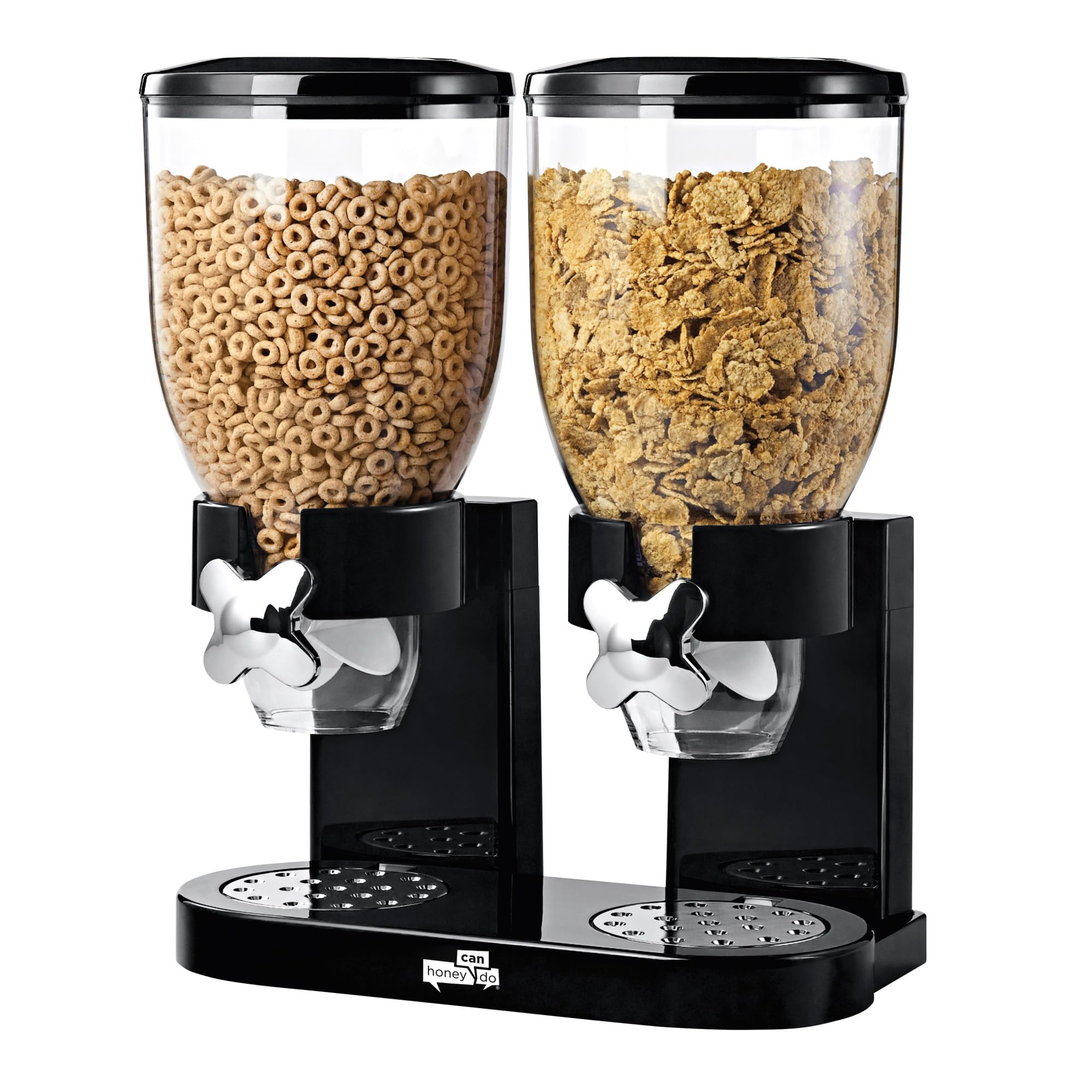 Honey-Can-Do Zevro clear canisters let you monitor remaining contents.