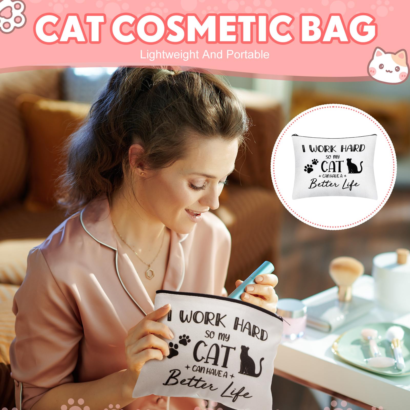 Honeydak cat mom keychain adds charm to bags