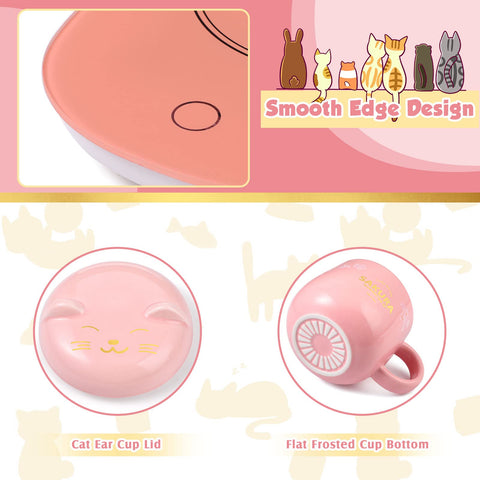 Honeydak lid design traps warmth and prevents spills while in use.