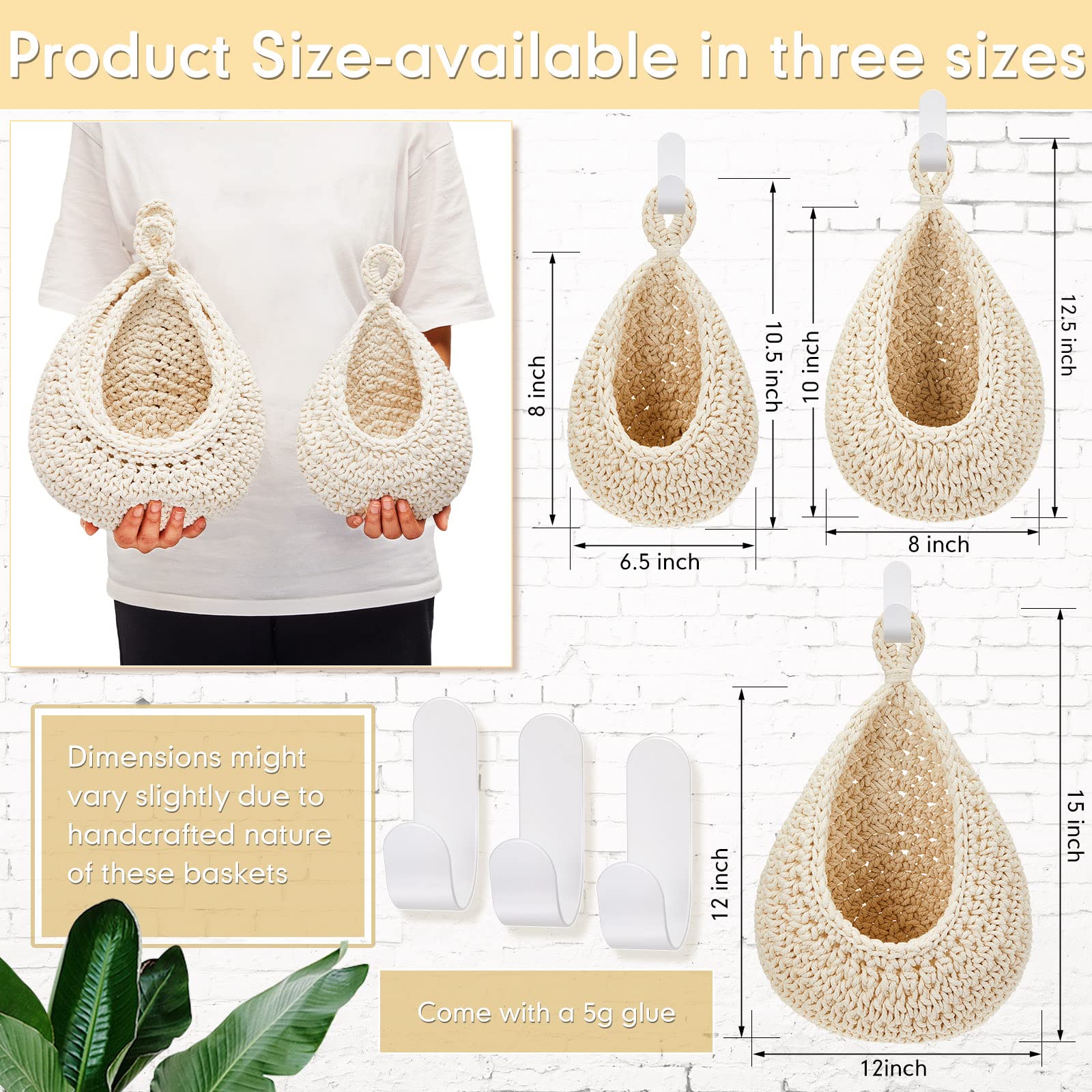 Honeydak onion basket on wall for pantry organization and easy access