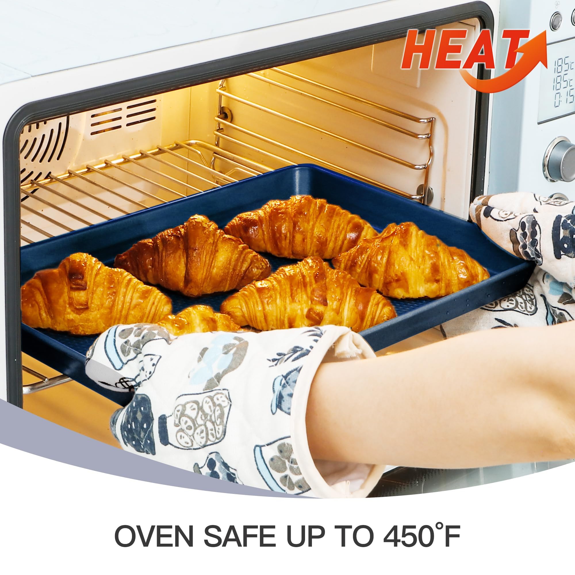 HONGBAKE warranty badge communicates durable, reliable cookware support.