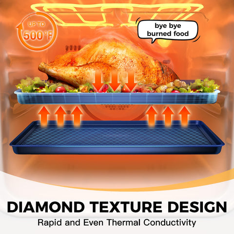 HONGBAKE champagne-gold edge adds elegant presentation to bakeware.