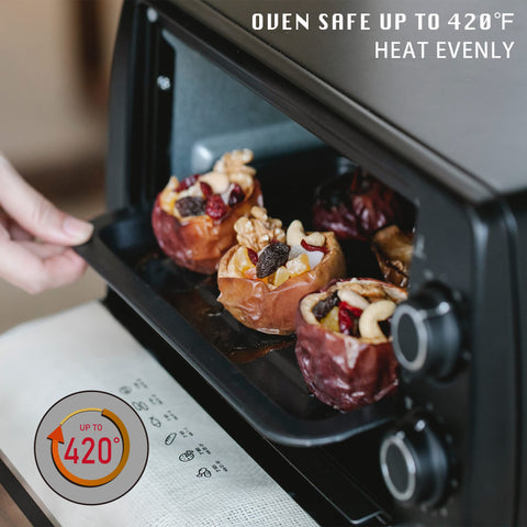 HONGBAKE dark gray finish adds modern style to your bakeware.