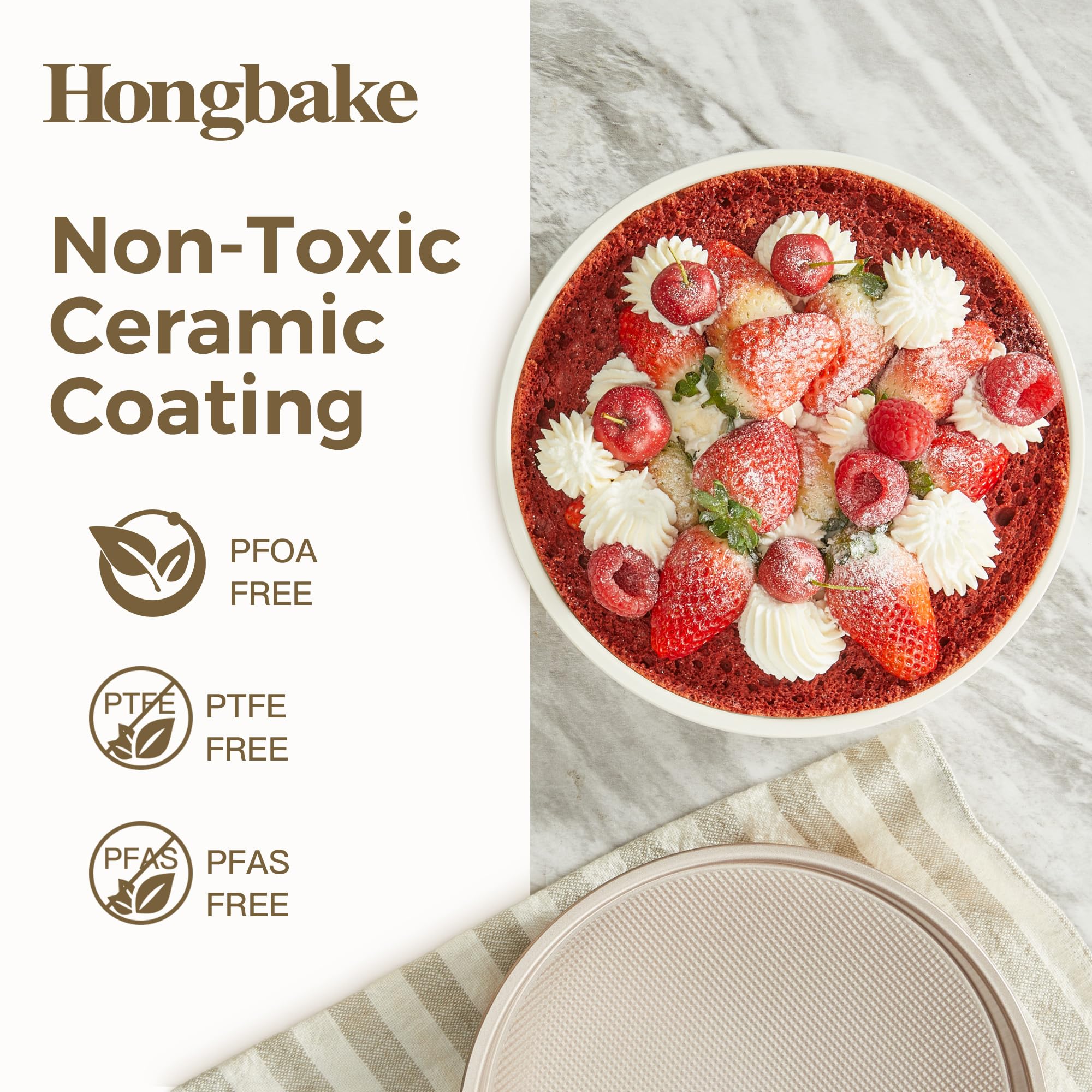 HONGBAKE diamond texture close-up shows crisp edges and reduced moisture for golden crust