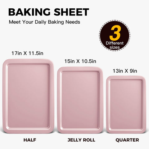 HONGBAKE half-sheet pan offering large capacity for vegetables and pastries.