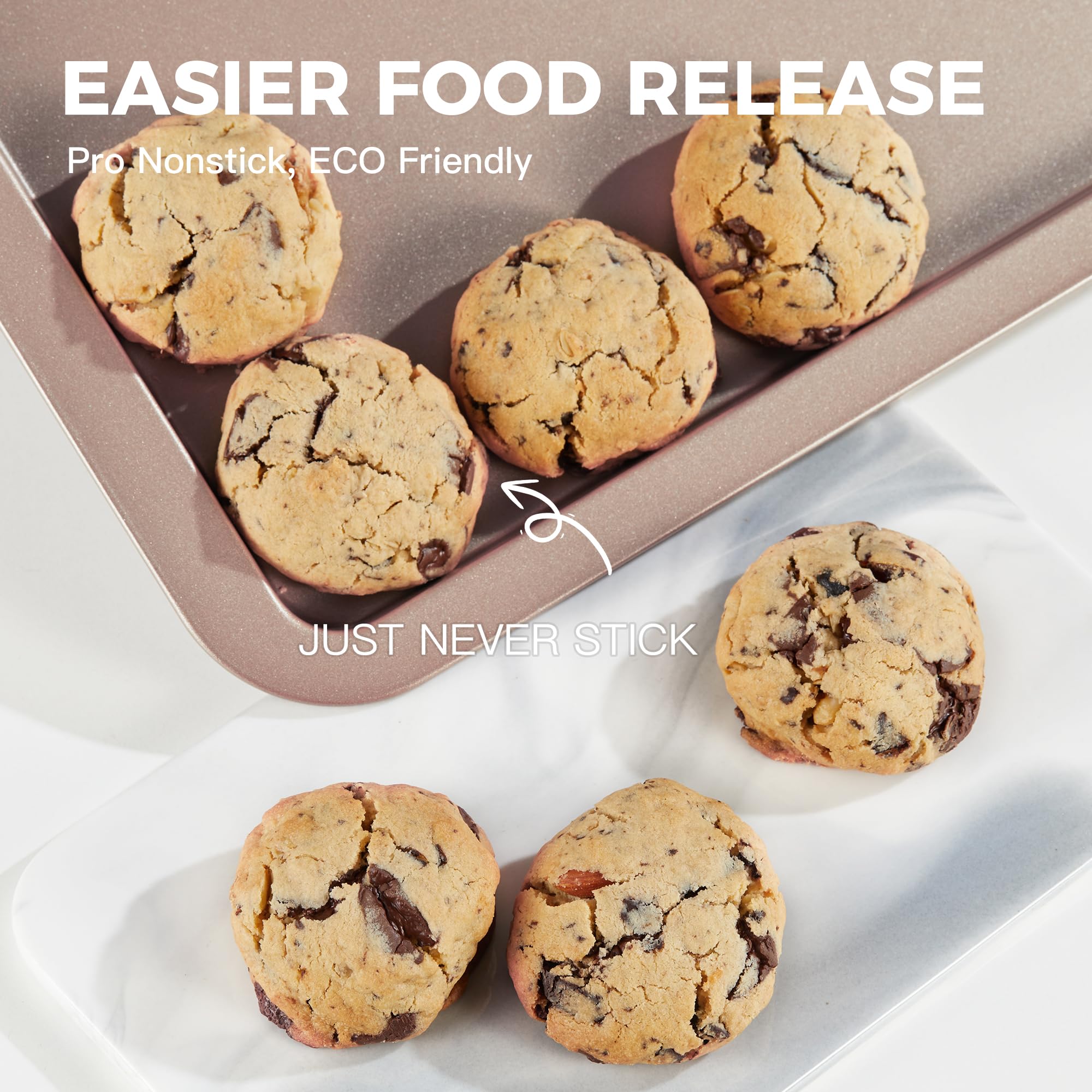 HONGBAKE half sheet pan inner area supports versatile baking