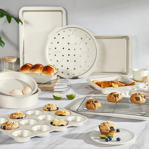 HONGBAKE half sheet pan with wide grips for batch baking