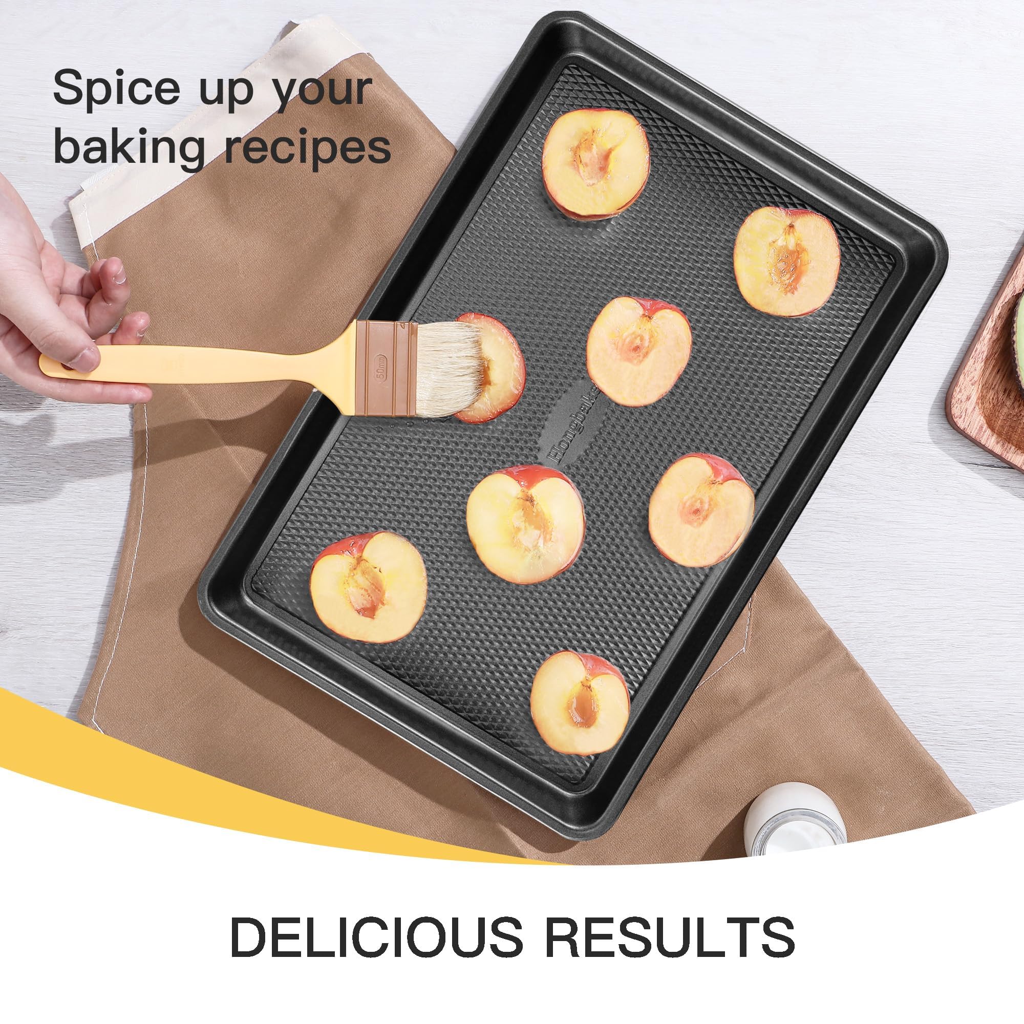 HONGBAKE heat resistance up to 450F supports versatile oven use