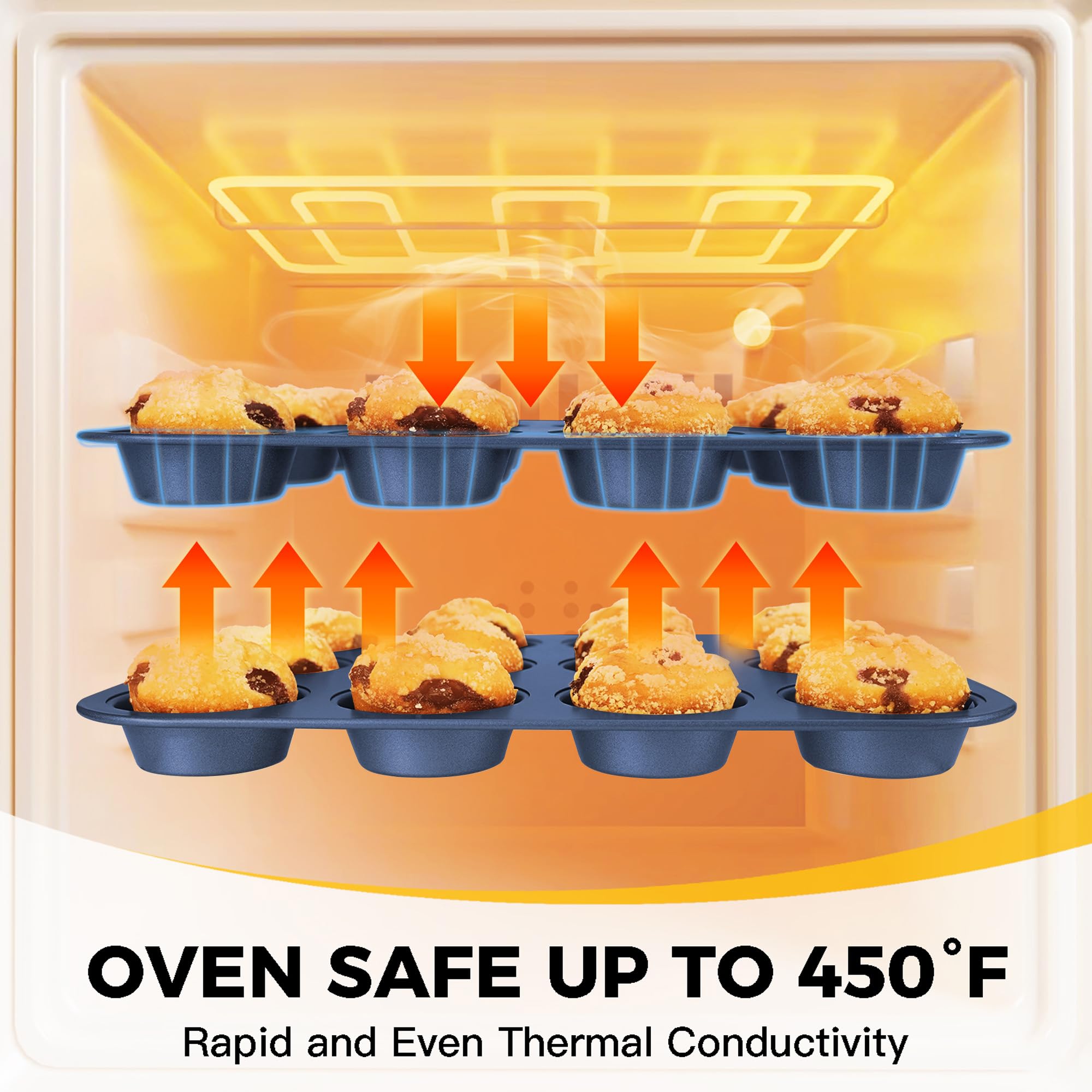 HONGBAKE loaf pan 9.8x4.5 ideal for quick breads and loaves.