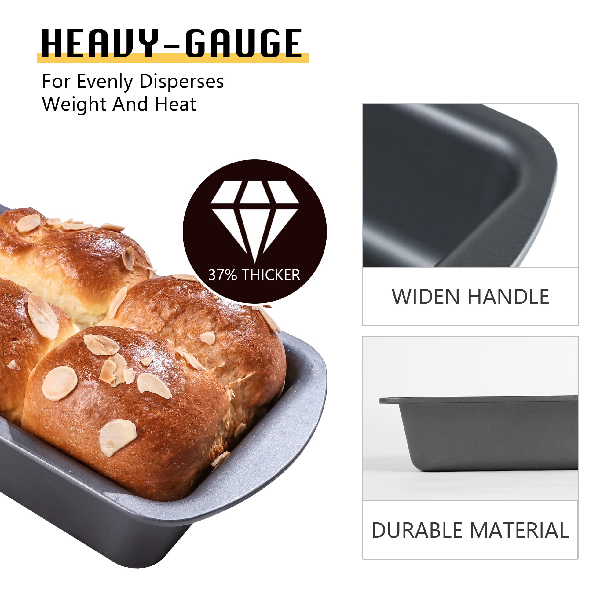 Hongbake loaf pan great for banana bread and meatloaf.