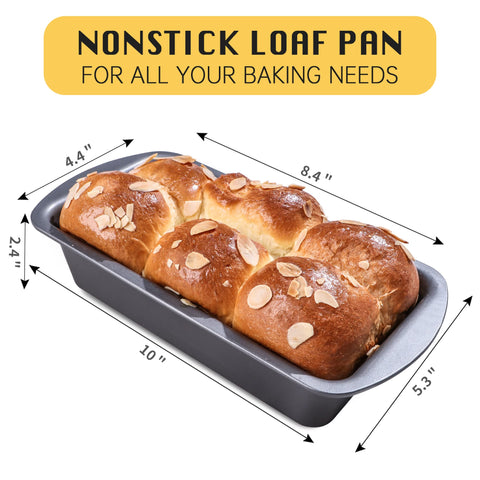 Hongbake loaf pan oven safe up to 450°F for reliable baking.