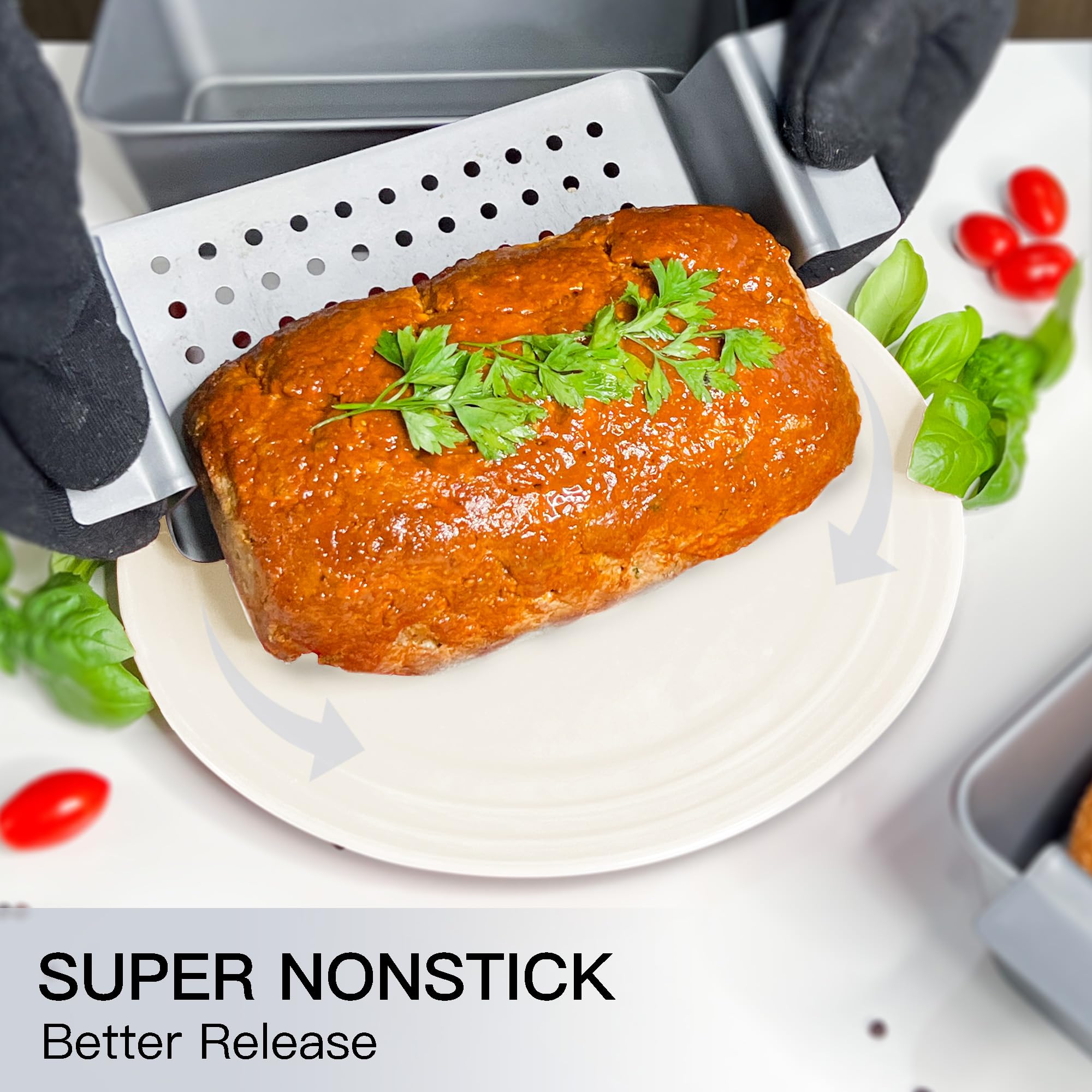 HONGBAKE nonstick coating aids easy release and quick cleanup