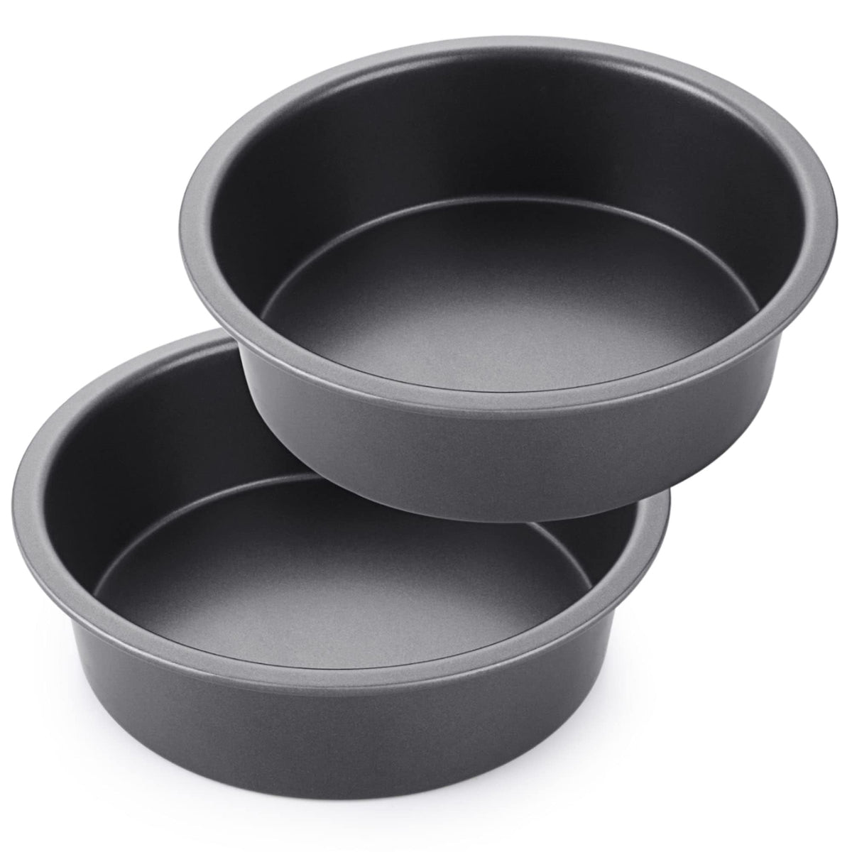 HONGBAKE 8inch deeper edge round cake pan for tall layered cakes.