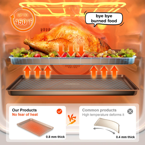 HONGBAKE baking pans combine style and function for everyday kitchen use.