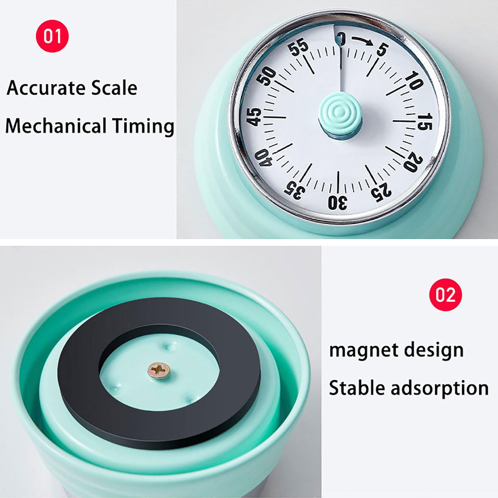 Hongjie audible alarm ensures timely alerts during baking and study sessions.