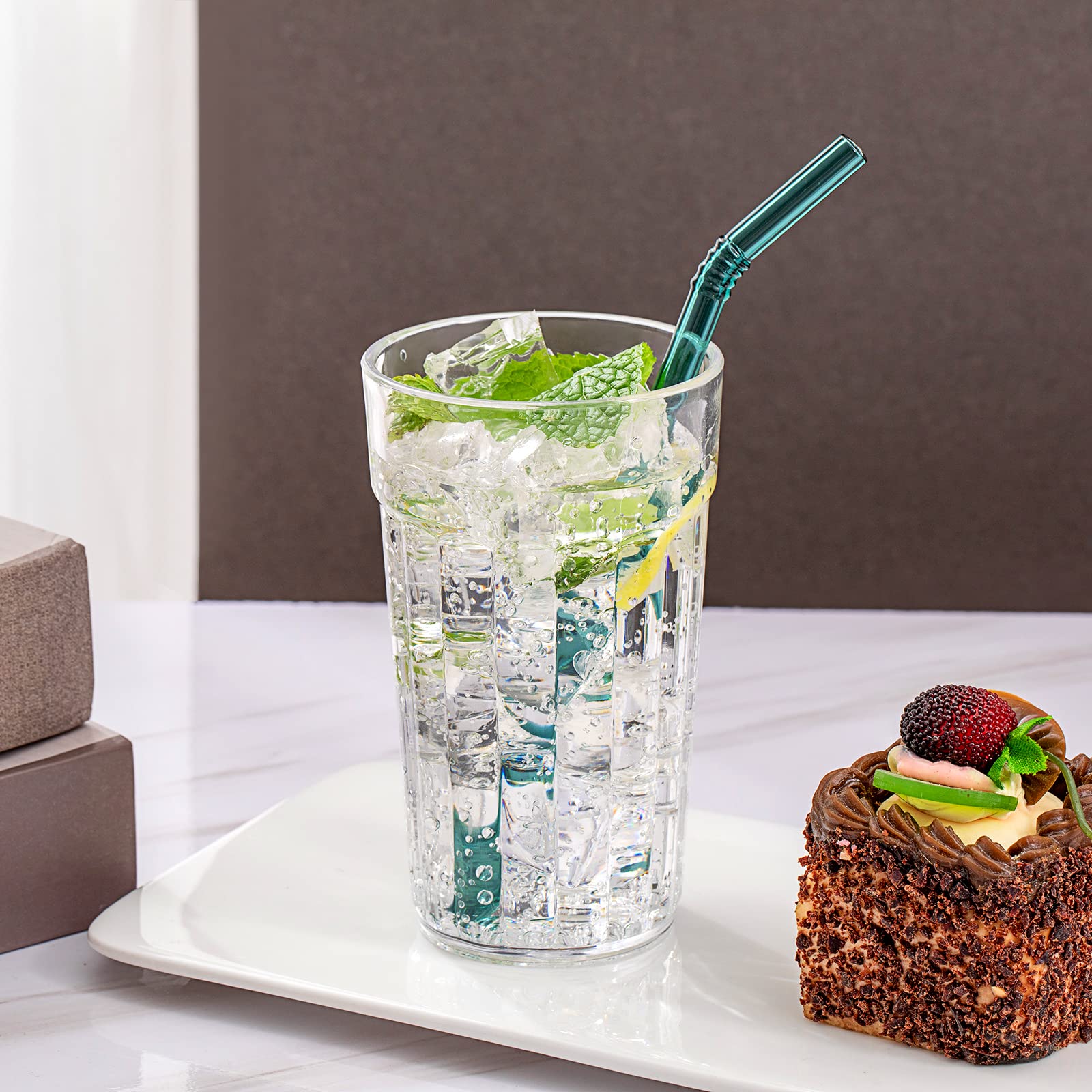 Honla Rose Red glass with textured grip, perfect for kids drinks.