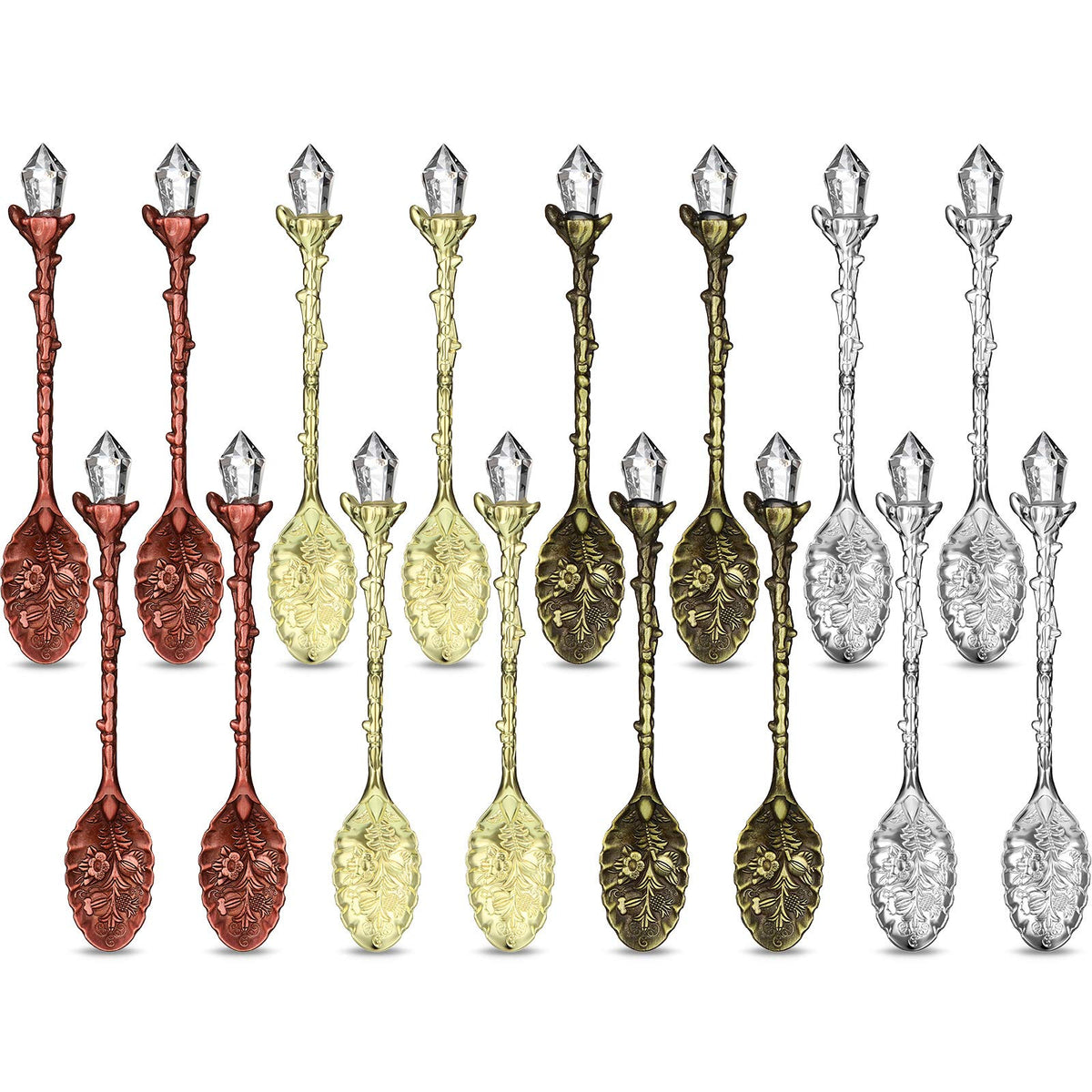 Honoson crystal witch spoon for magical coffee rituals and festive table settings.