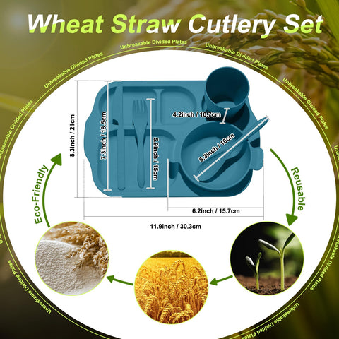 Honoson wheat straw knife, safe and lightweight for family meals.