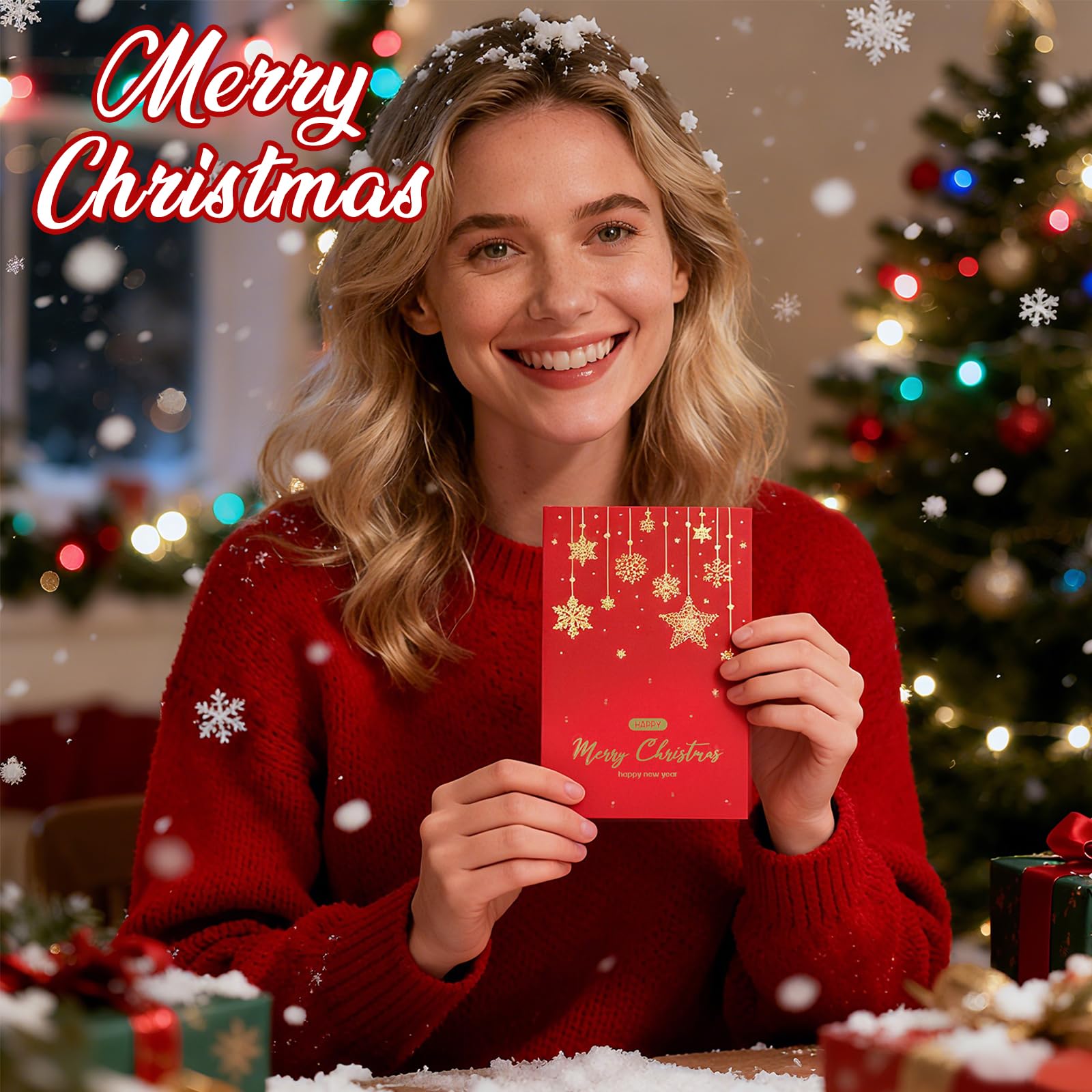 Honxicur greeting card adds a personal touch to gifts.
