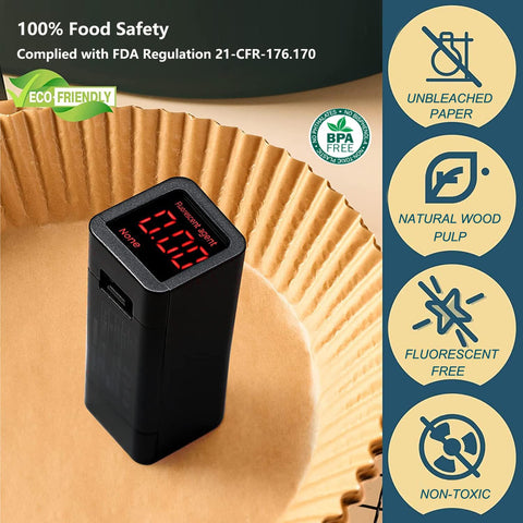 HONYAO BPA free liner withstands up to 446 F for safe cooking