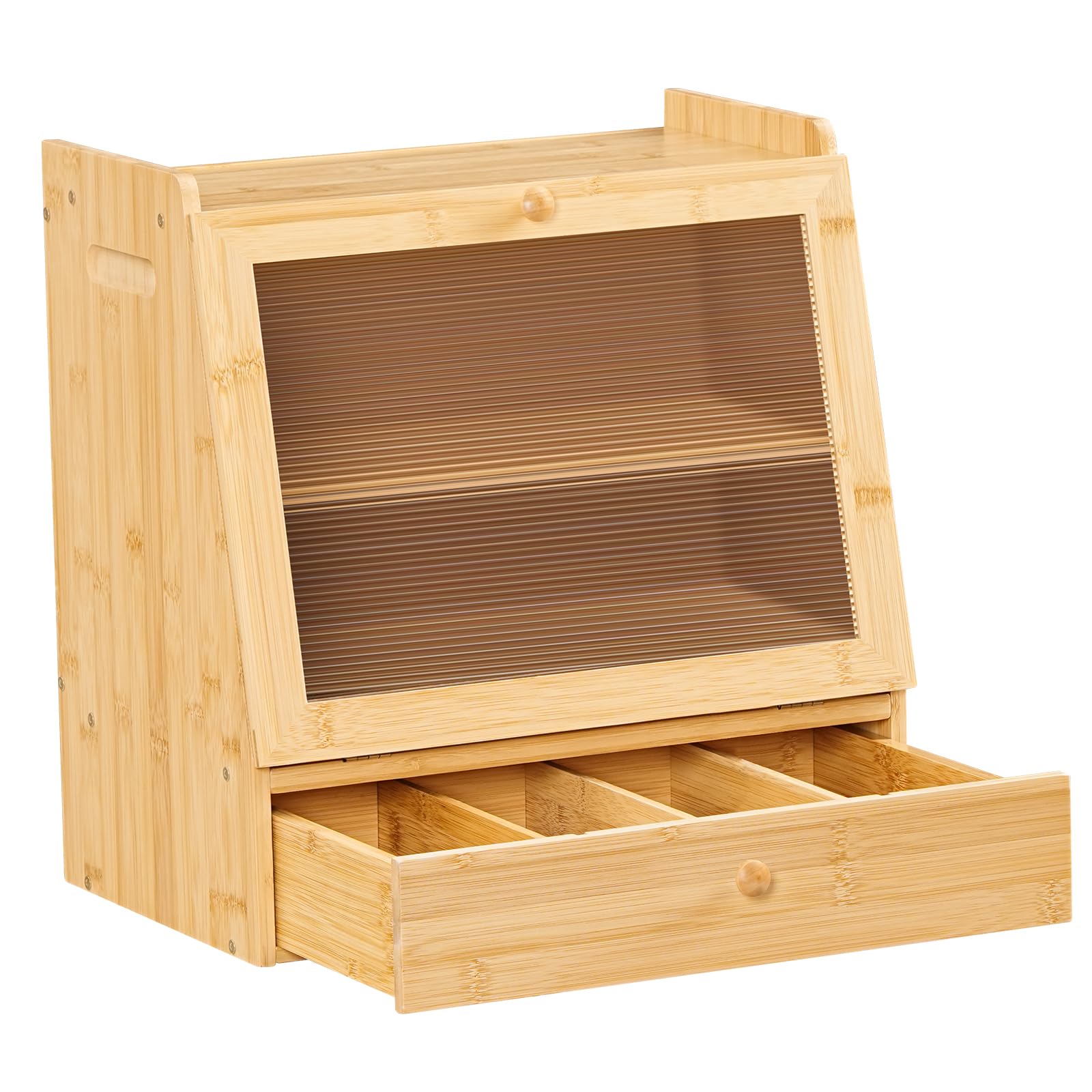 HOOBRO bamboo finish adds natural elegance to kitchen
