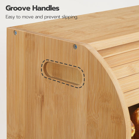 HOOBRO bread box easy assembly with included tools for quick setup.