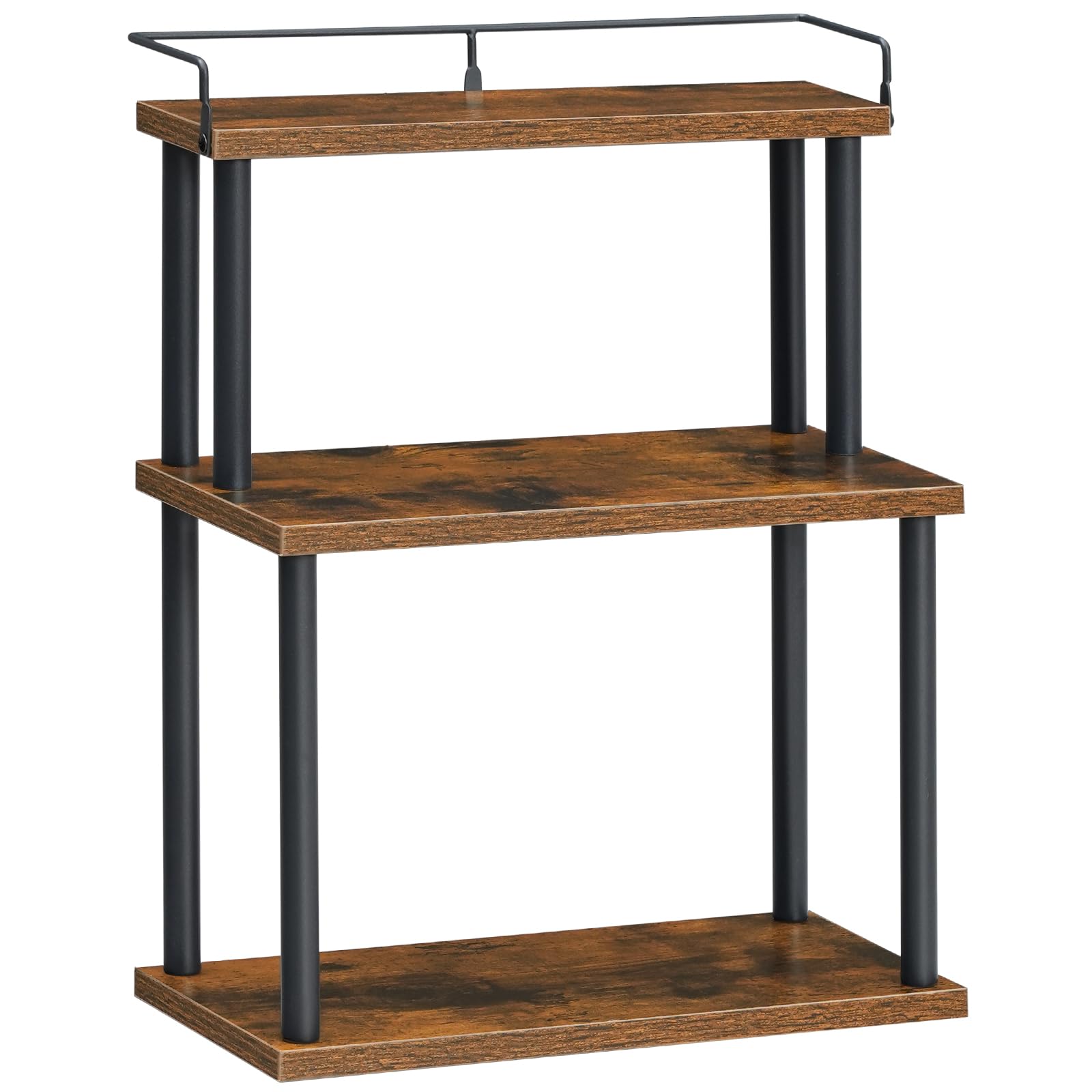 HOOBRO 3-tier countertop organizer displays spices for quick cooking access.