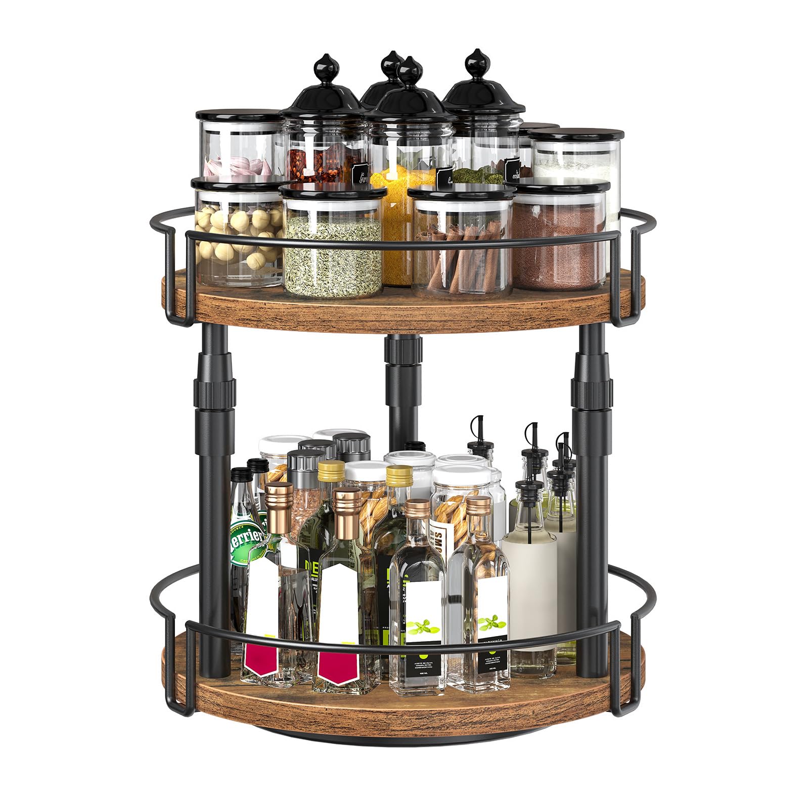 HOOBRO keeps spices accessible at a glance on countertops or in cabinets