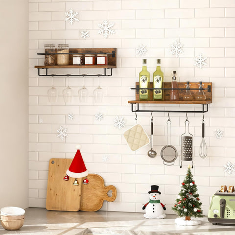 HOOBRO vertical space storage frees countertop real estate for daily tasks