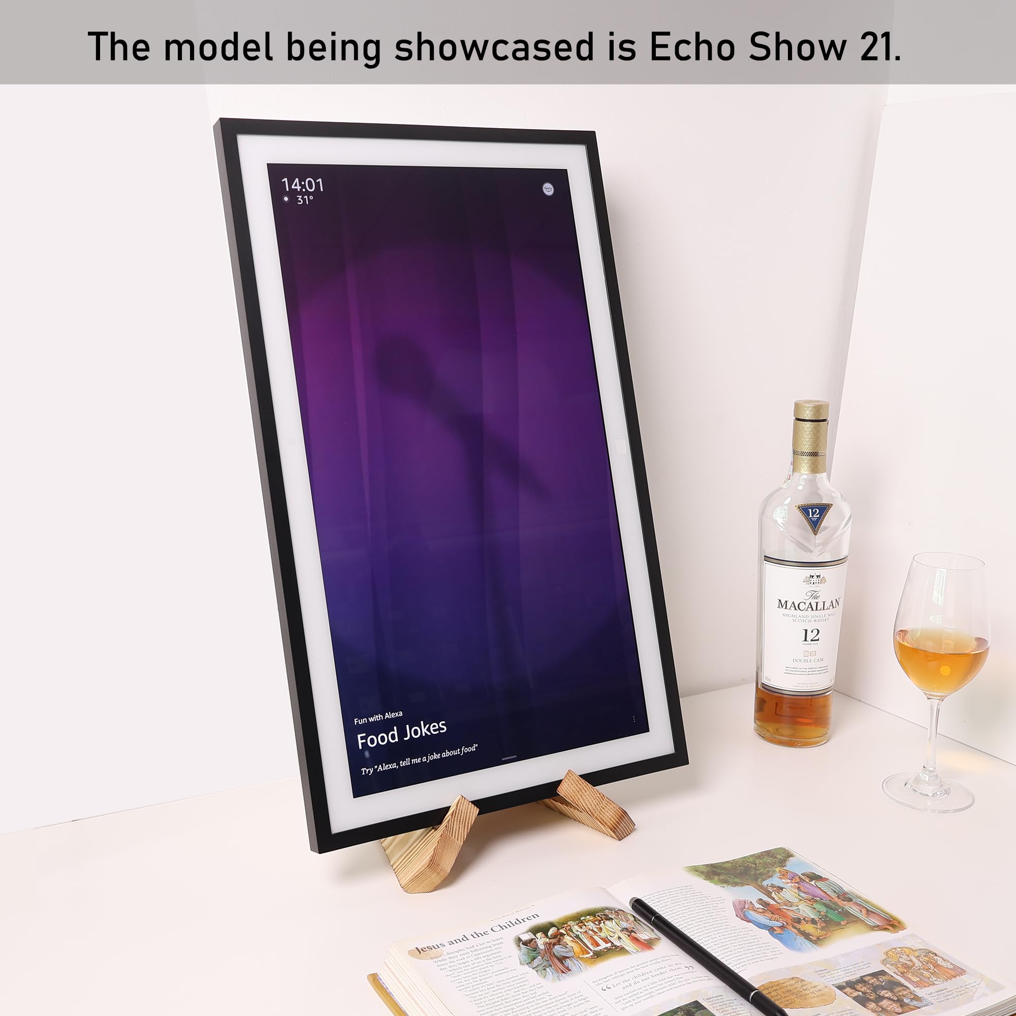 HOOKMEMO cookbook display mode holds recipes while cooking