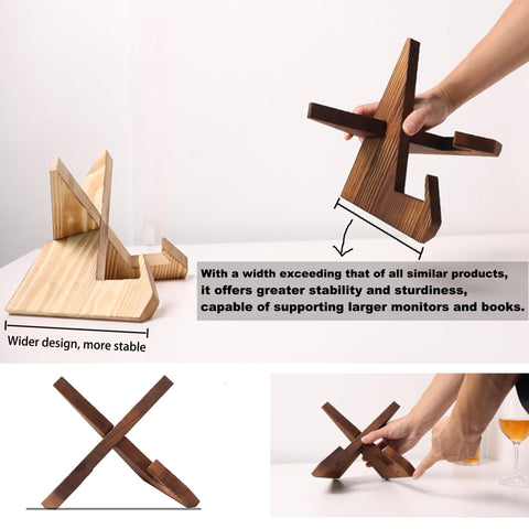 HOOKMEMO cookbook stand display for hands-free recipe viewing