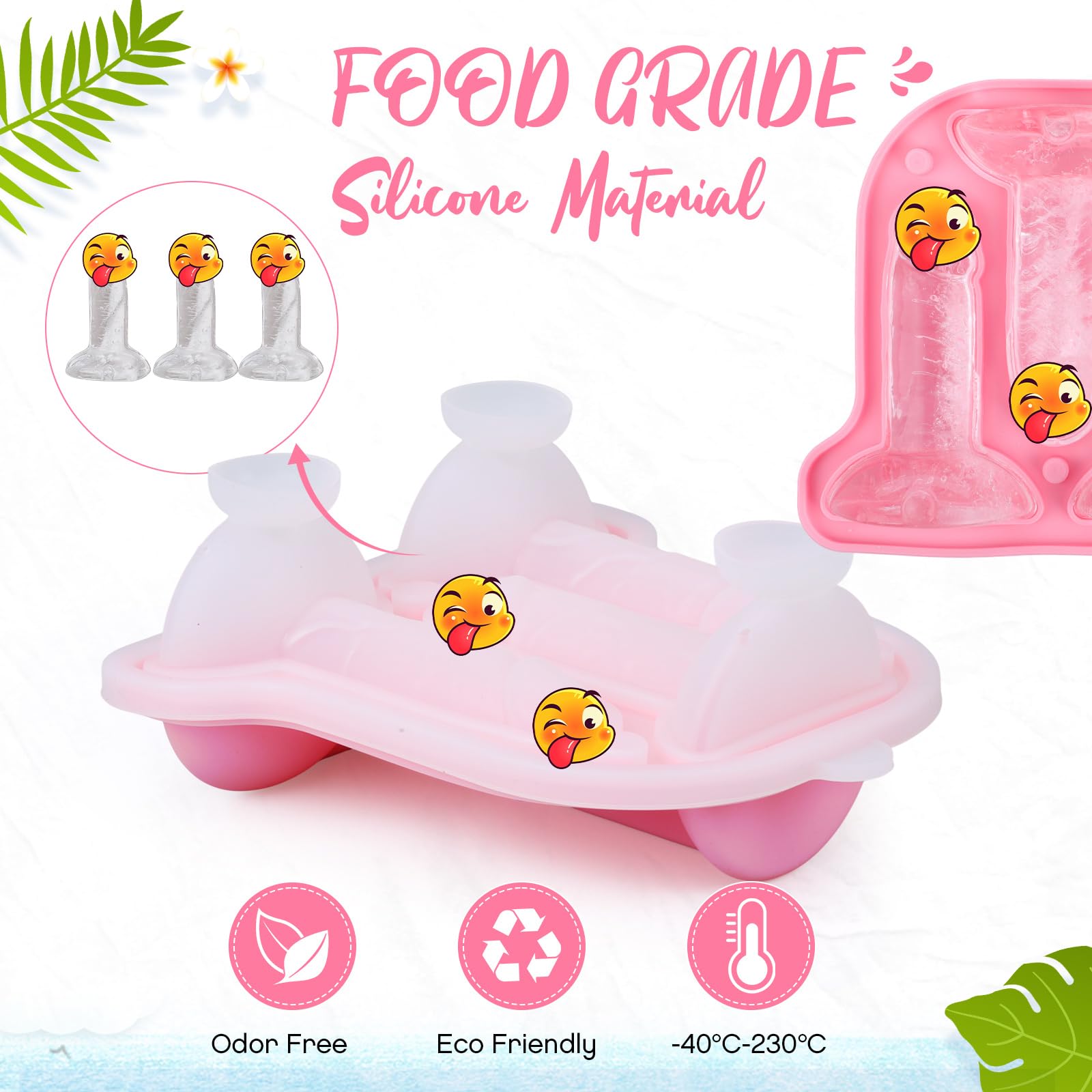 Hoolerry food-grade silicone tray durable, easy to clean and reuse