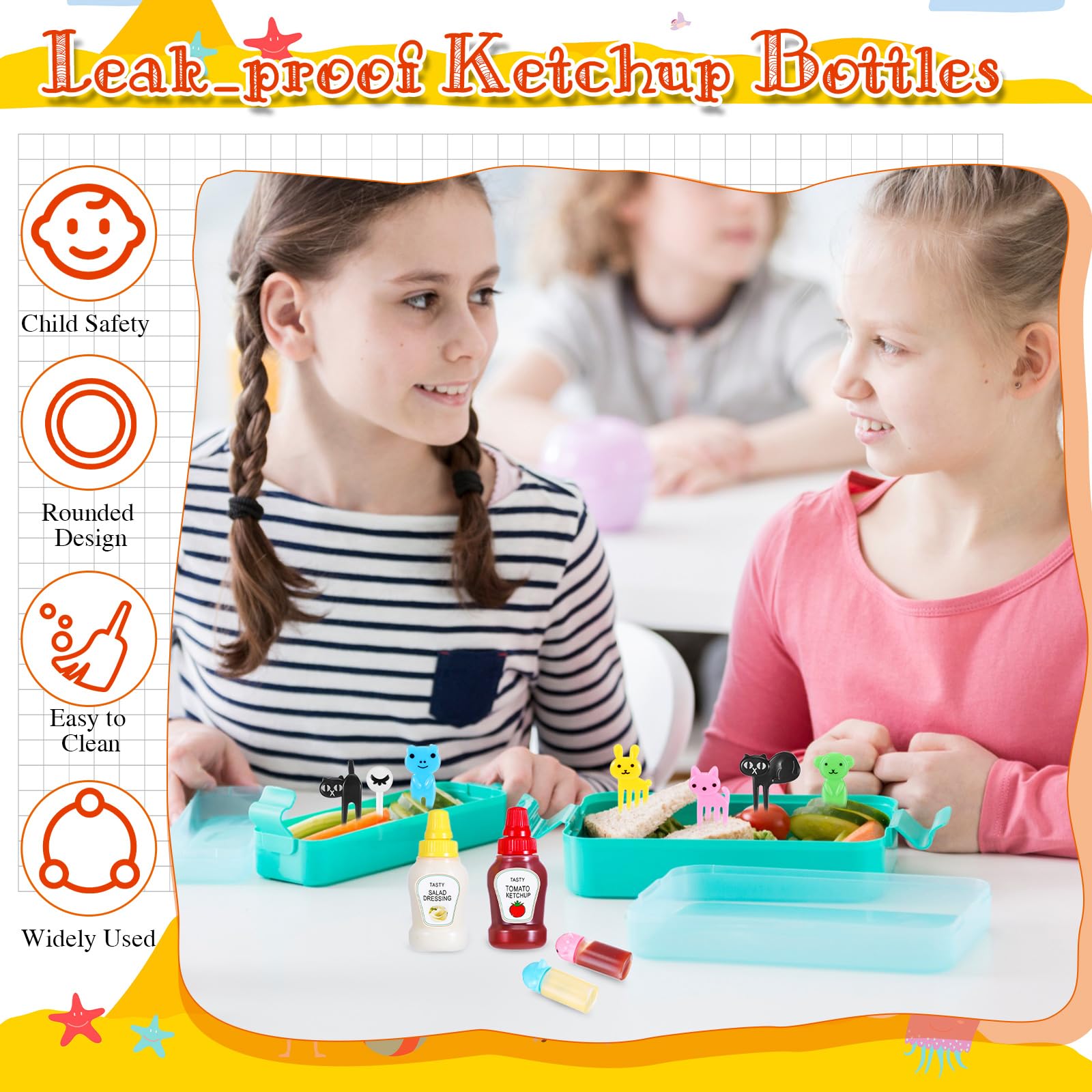 Hoolerry bear squeeze bottle provides mess-free sauce control at mealtime.