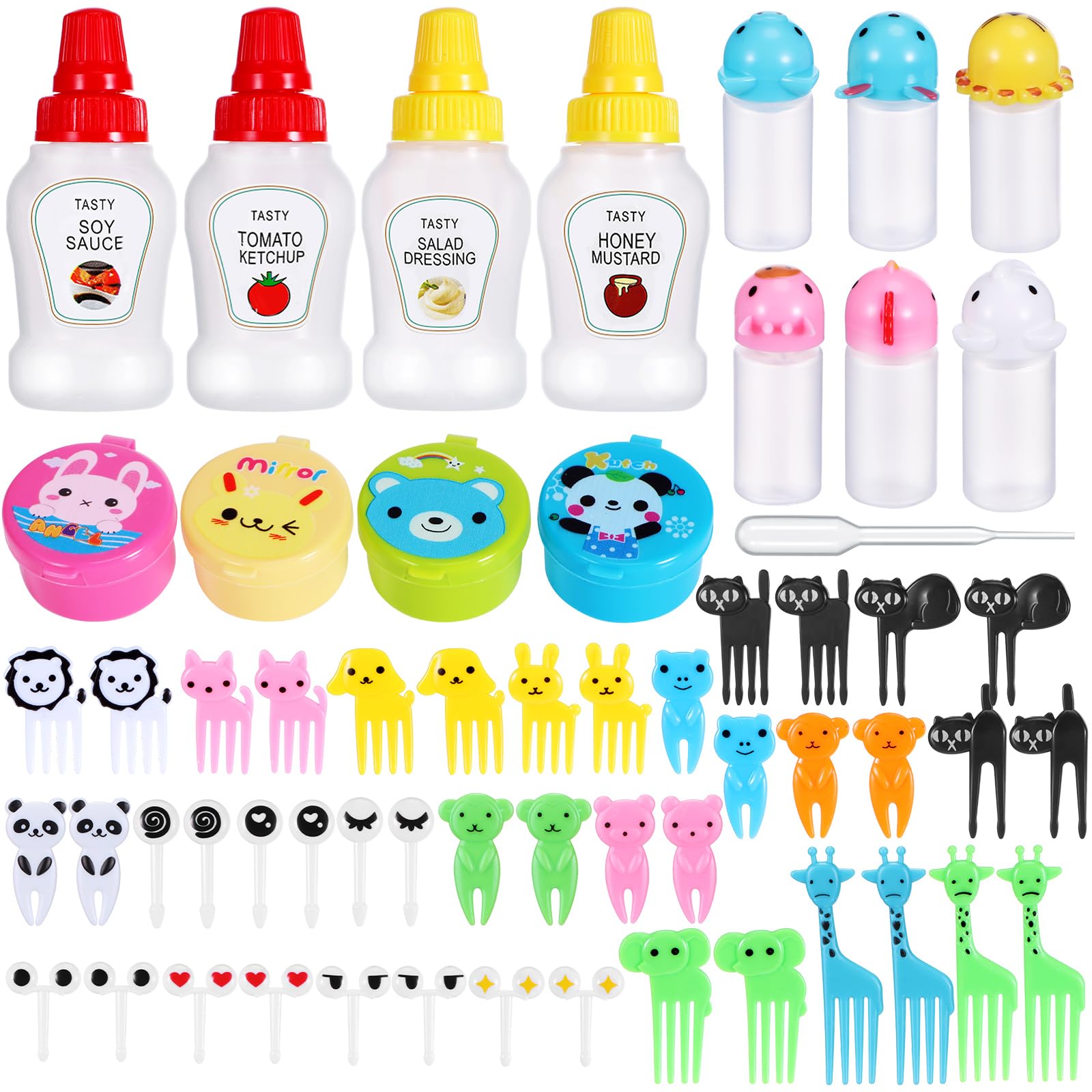 Hoolerry food picks add color to kids’ lunches and help portion snacks.