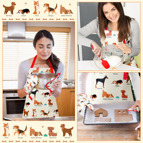 Hoolerry kitchen gift set brown stylish multi-piece gift for cooking lovers