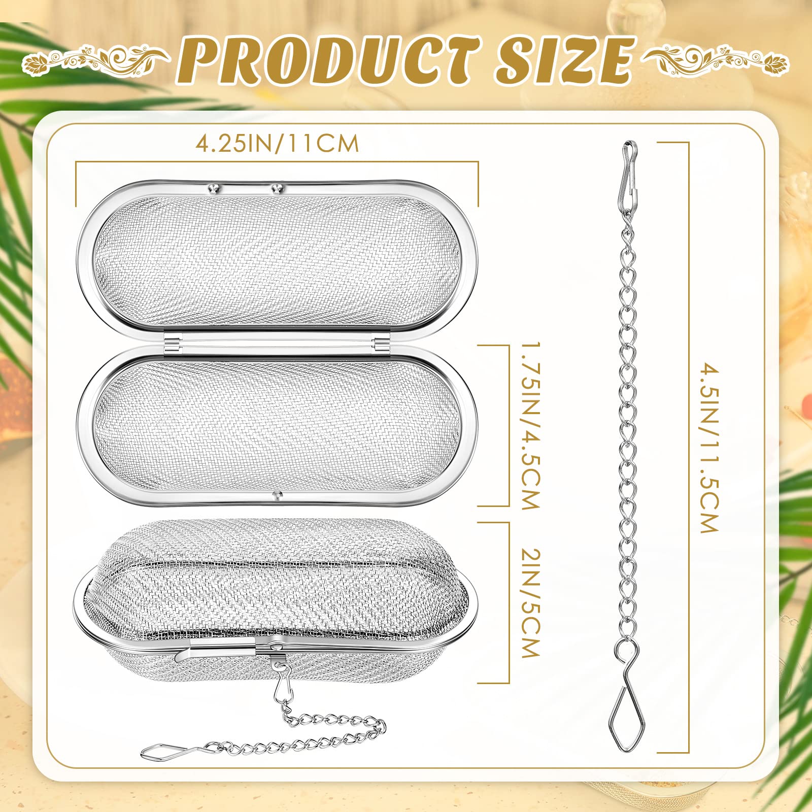 Hoolerry loose tea filter in oval form supports efficient steeping.