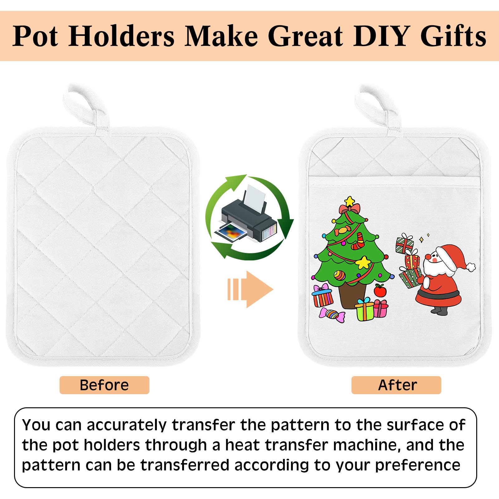 Hoolerry non-slip, machine-washable pot holder for easy kitchen cleanup