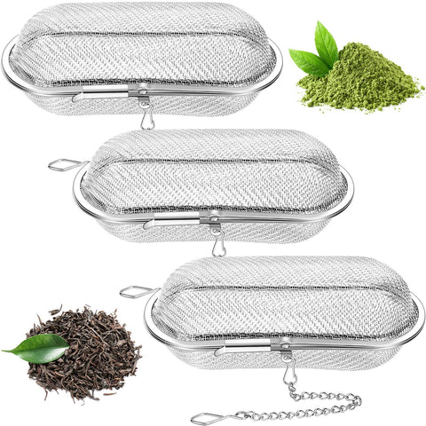 Hoolerry tea-ball infuser in oval shape for precise loose-leaf brewing.
