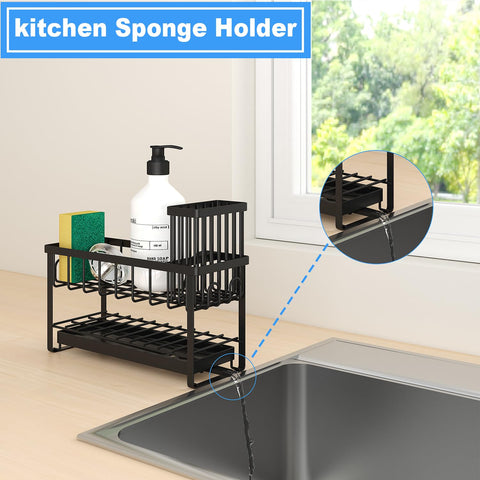 Hoopoton removable water guide tray drains sponge water into sink.