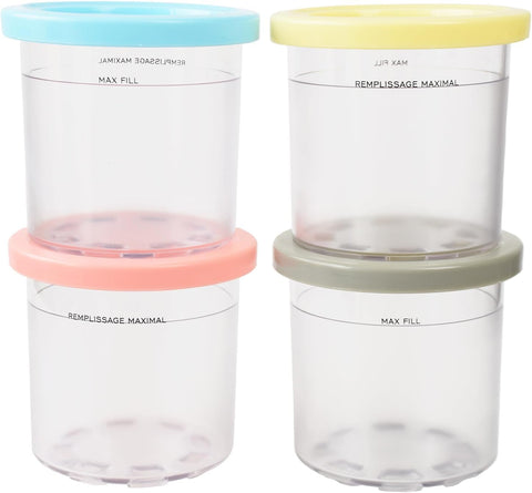 HOPENE ice cream pint container with lid keeps flavors fresh and prevents leaks.