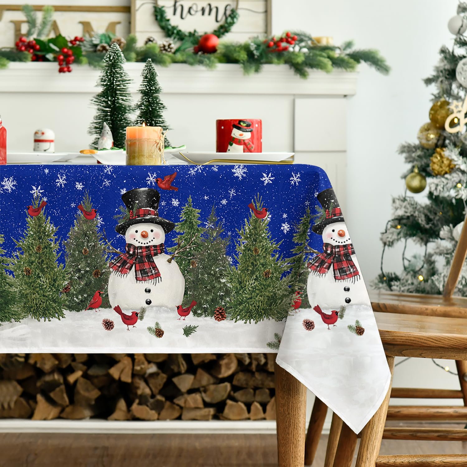 Horaldaily tablecloth close-up stitching shows durable seams