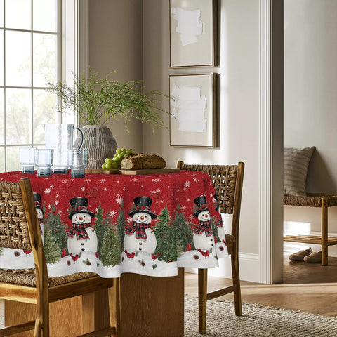 Horaldaily washable polyester fabric simplifies holiday cleanups and everyday use.