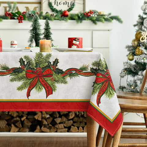 Horaldaily tablecloth fits 36x60 to 48x72 inch tables for gatherings