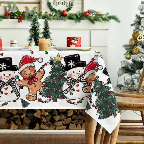 Horaldaily white-washable table cover that protects surfaces and stays stylish